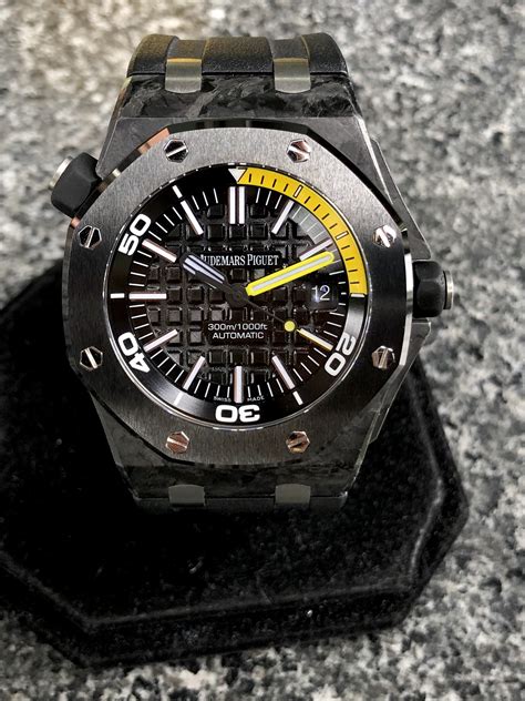 audemars piguet royal oak offshore carbon diver|royal oak offshore collection sale.